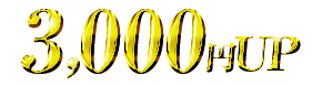 3,000円UP
