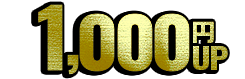 1,000円UP