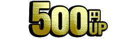 500円UP