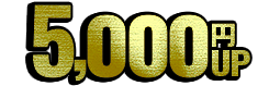 5,000円UP